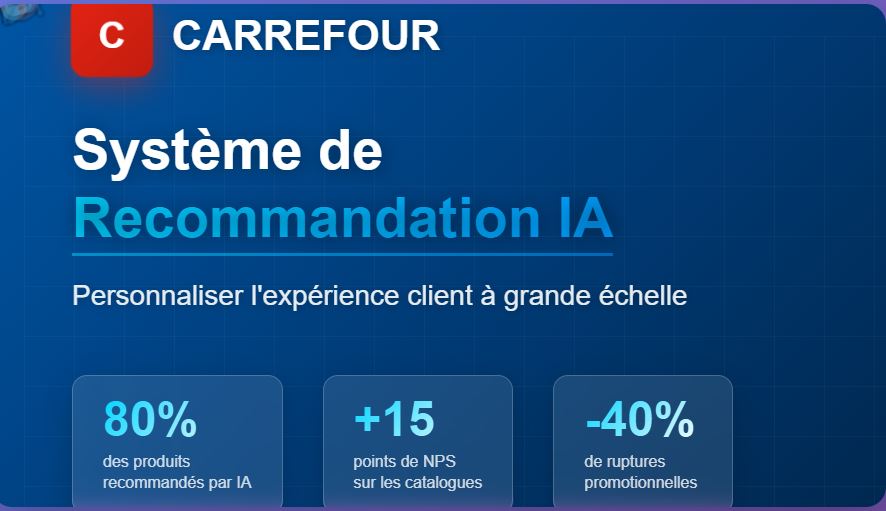 carrefour systemte de recommandation ia