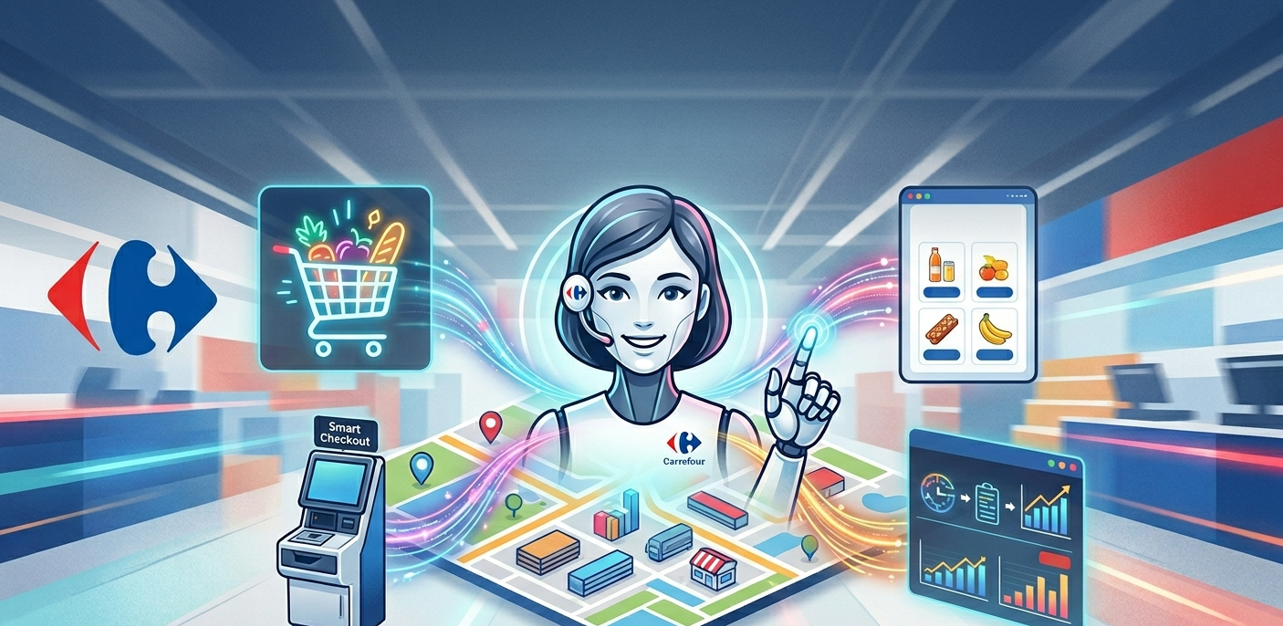 Faire ses courses en parlant à une IA : Carrefour vient de changer les règles du jeu carrefour commerce agentique